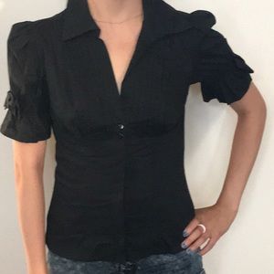 Black work/dress top